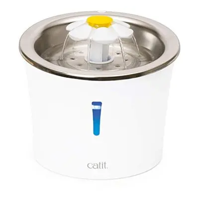 Catit Flower Drinking Fountain with Stainless Steel Top