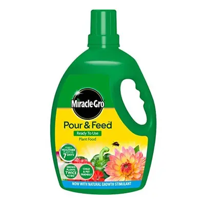 Miracle-Gro Pour & Feed Ready to Use Liquid Plant Food, Litre, Green