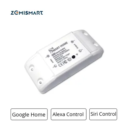 Smart Home Wifi Switch Voice Control by Alexa Siri DIY Modules Timer Control On and Off Suit for