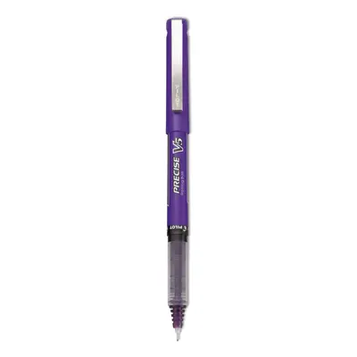 Pilot Precise V5 Roller Ball Stick Pen Precision Point Purple Ink .5mm Dozen