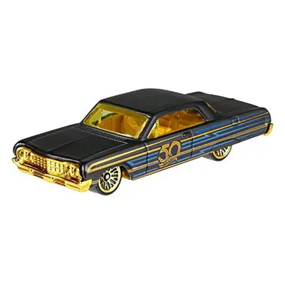 New 1:64 Hot Wheels 50th Anniversary Black & Gold Collection - Bone Shaker Twin Mill Rodger Dodg