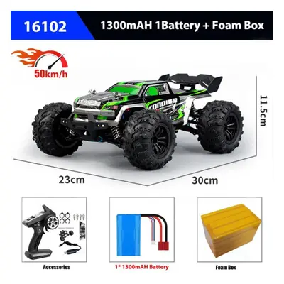 (as the picture, green) 4x4 Remote Control Car 16101pro/16102pro Brushless 4wd 70km/h 2.4g Rc Ca