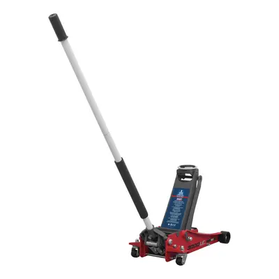 Sealey Low Profile Trolley Jack with Rocket Lift Tonne - Red 3000LE