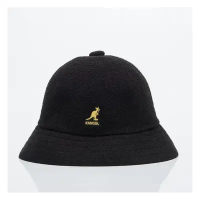 (XL) KANGOL Bermuda Casual Bucket Hat Terry Towelling Cap in Black/Gold