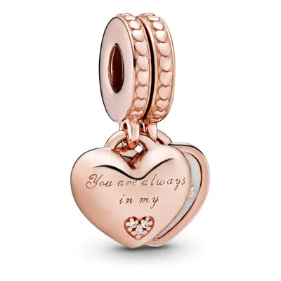 PANDORA Mother & Daughter Hearts Silver Enamel