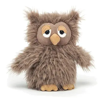 Jellycat Small Fluffy Bonbon Owl Plush Soft Toy