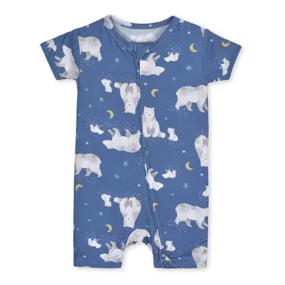 Gerber Unisex Baby Buttery Soft Short Sleeve Romper with Viscose Made