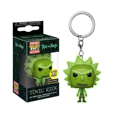 Funko Pocket Pop! Rick And Morty Toxic Rick Vinyl Key Chain - BoxLunch Exclusive