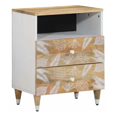 vidaXL Bedside Cabinet 50x33x60 cm Solid Wood Mango bedside table nightstand