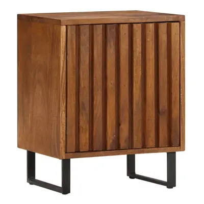 vidaXL Solid Mango Wood Bedside Cabinet Bedroom Nightstand Side Table Unit