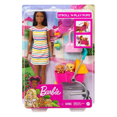 Barbie Stroll n Play Pups Doll and Accessories