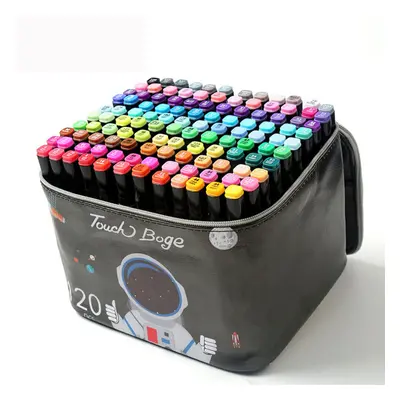 (120 colors) Marker Pen Case Large Capacity Waterproof for Markers Organizer with Handle Zipper 