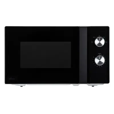 Willow W20MWB 20L Capacity Microwave with Power Levels Black