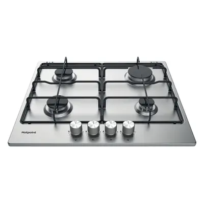 Hotpoint PPH60PFIXUK 59cm Gas Hob - Silver