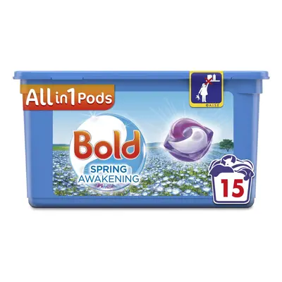 Bold All in Pods Spring Awakening Washing Liquid Capsules with Fresh Washes