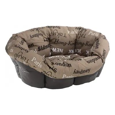 animal basket Sofa x cm velvet/polyester beige