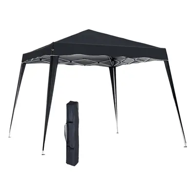 Outsunny Garden Pop up Gazebo Tent Party Water-resistant 2.5 x 2.5M Black