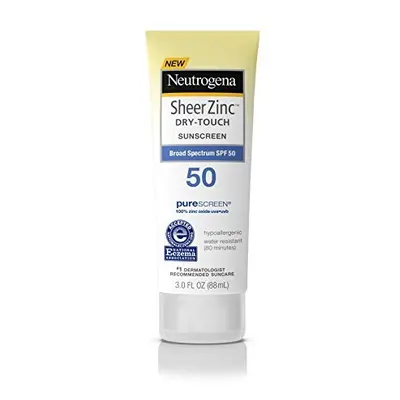 Neutrogena Sheer Zinc Dry-Touch Sunscreen Broad Spectrum SPF 50, Fl. Oz