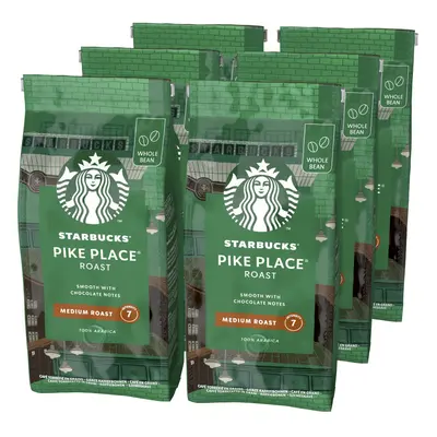 Pike Place Roast, Medium Roast, Whole Bean Coffee, g (Pack of 6)