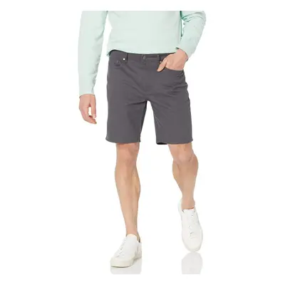 Mens Slim-Fit Inseam Stretch 5-Pocket Short, Dark grey