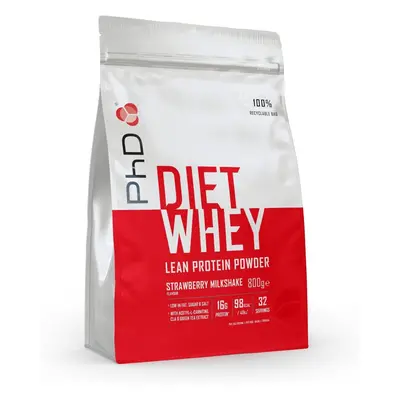 (PhD Nutrition Diet Whey High Protein Lean Matrix, Strawberry Delight Diet Whey Protein Powder, 