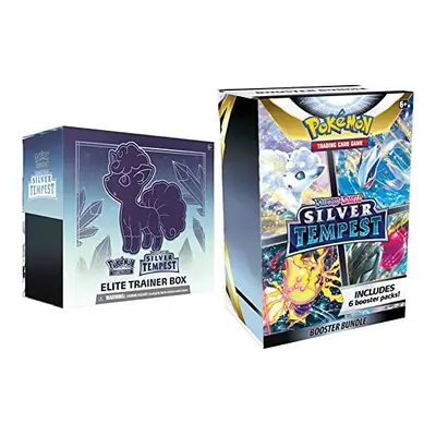 TCG: Sword & ShieldâSilver Tempest Elite Trainer Box (8 Boosters Premium Accessories) & Sword 