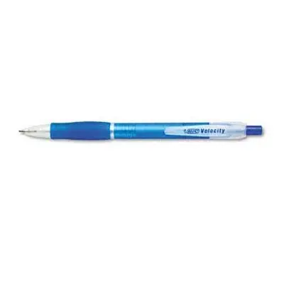 Velocity Retractable Ballpoint Pen Blue Ink 1mm Medium Dozen