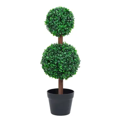 (16 x cm) vidaXL Artificial Boxwood Plant with Pot Decor Artificial Flower Multi Sizes