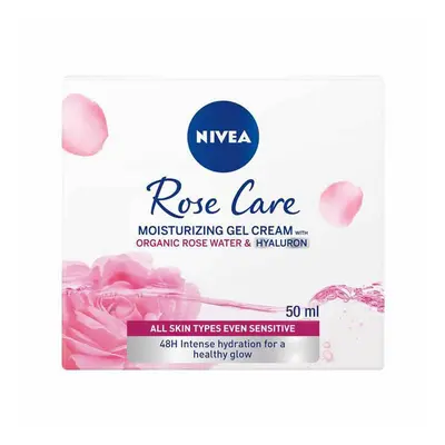 Nivea Face Rose Care Moisturizing Gel Cream with Organic Rose Water & Hyaluronic acid ml