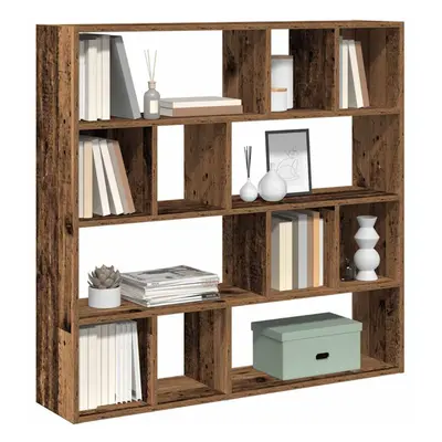 vidaXL Book Cabinet/Room Divider Old Wood 105x24x102 cm