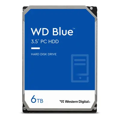 Western Digital 6TB WD Blue PC Internal Hard Drive - RPM Class SATA Gb/s MB Cache 3.5"" - WD60EZ