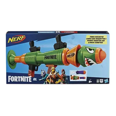 Nerf Fortnight RL Blaster Fires Foam Rockets Includes For Youth