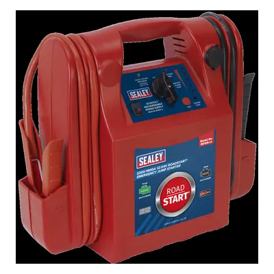 RoadStart® Emergency Jump Starter 12/24V 3200/1600 Peak Amps