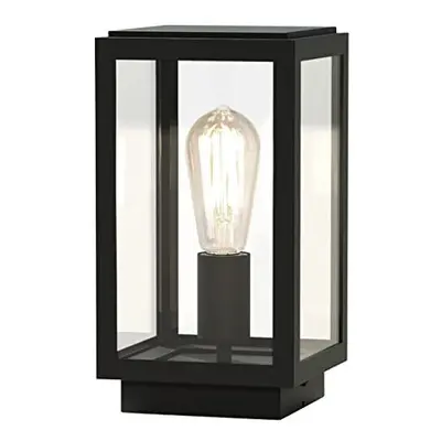 Astro Homefield Pedestal, Dimmable Outdoor Pedestal Light, IP44 Rated (Textured Black), Designed