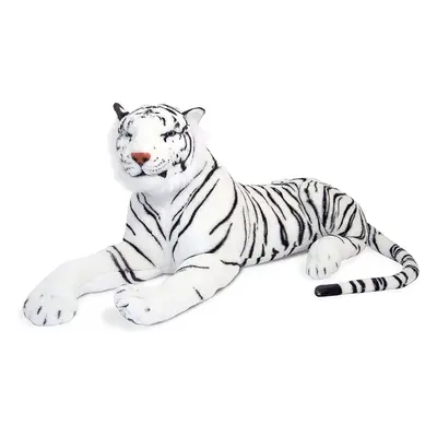 Melissa & Doug White Tiger Giant Stuffed Animal Plush Soft Toy