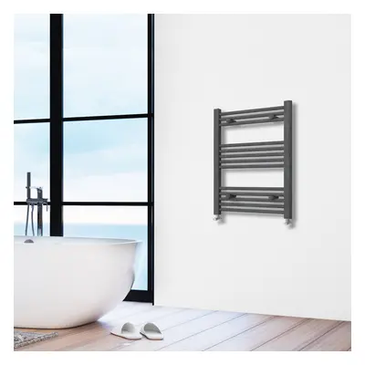 (anthracite, 800x550mm) Stylish Straight Towel Rail HeatingTowel Radiator