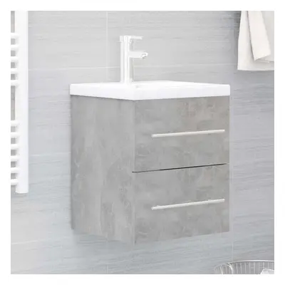 Sink Cabinet Concrete Grey 41x38.5x48 cm Chipboard