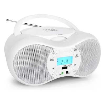 Portable CD Player Speaker, FM Radio Speaker with Bluetooth, USB Input, 3.5mm Aux Input, Headpho