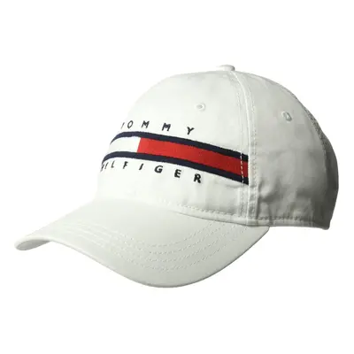 Tommy Hilfiger Men's Dad Hat Avery Classic White O/S Pack of