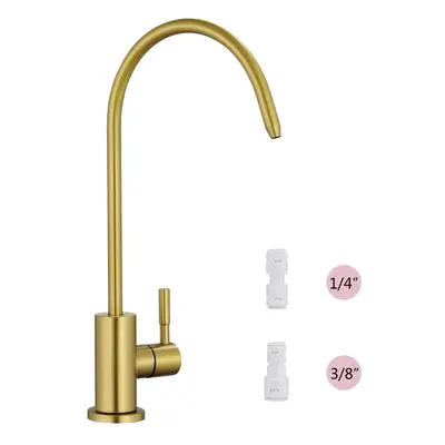 Tohlar Drinking Water Faucet for Kitchen Sink Gold Filtered Water Fau