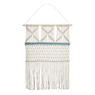 Fabric Wall Hanging MacramÃ© KALADY Beige