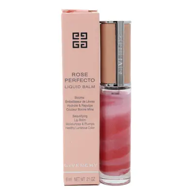 (220 Feeling Pink) Givenchy Rose Perfecto Hydrating Tinted Lip Balm & Gloss 0.21oz New With Box