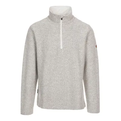 (S, Off White) Trespass Mens Taddingley Half Zip Sweatshirt