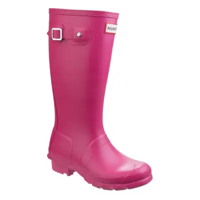 (Pink, (Adults')) Hunter Original Rubber Pink Wellington Boots