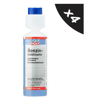 Liqui Moly Petrol Stabil Fuel Stabilizer Storage Petrol Treatment Additive 4x250ml