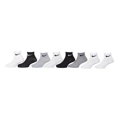 Nike Little Boys Lightweight Ankle Socks Pack (Grey(UN0611-042)/B_Wh