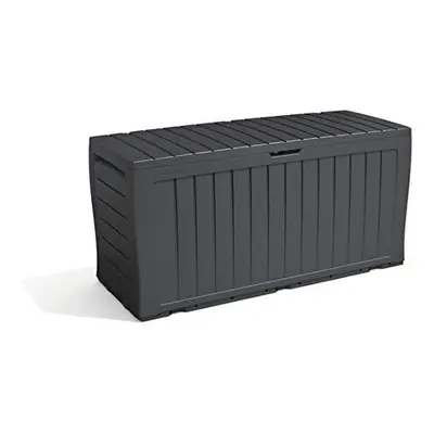 270l Garden Storage Box Grey Handy All Purpose Durable Outdoor Box