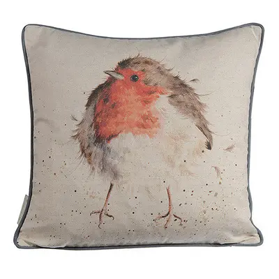 Wrendale Jolly Robin Cushion