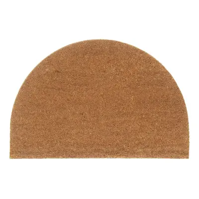 vidaXL Door Mat Floor Mat Indoor Entrance Mat Natural Half Round Tufted Coir