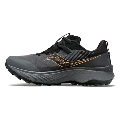 Saucony Men's Endorphin Edge Trail Running Shoe Black/GOLDSTRUCK